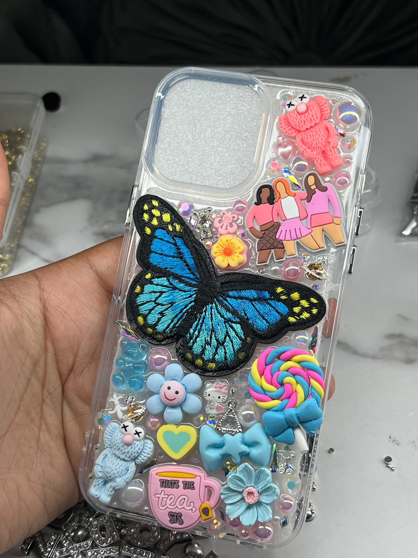 Blue & Pink Freestyle Junk Case